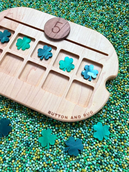 Acrylic Shamrock Counters