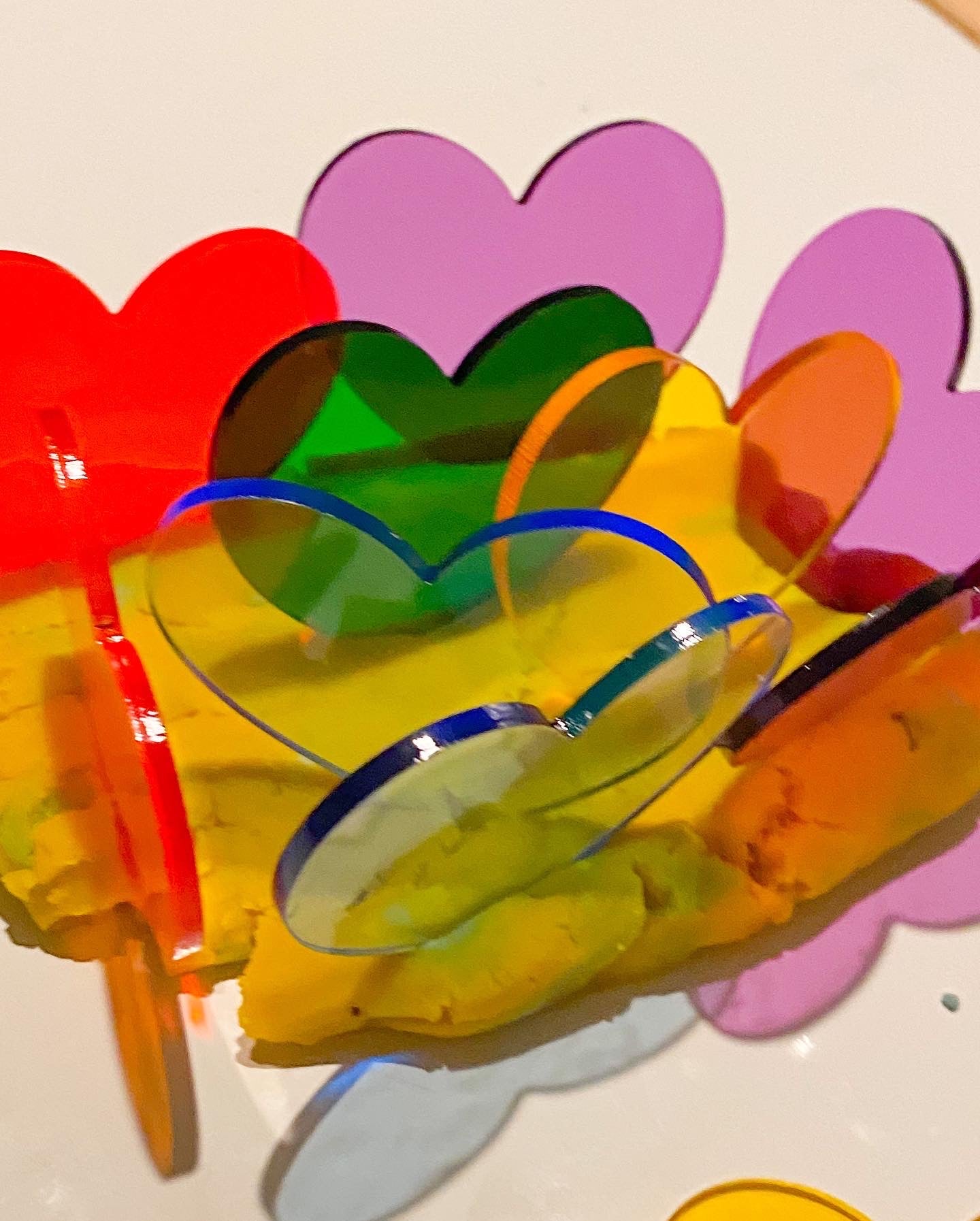 Heart Acrylic Loose Parts