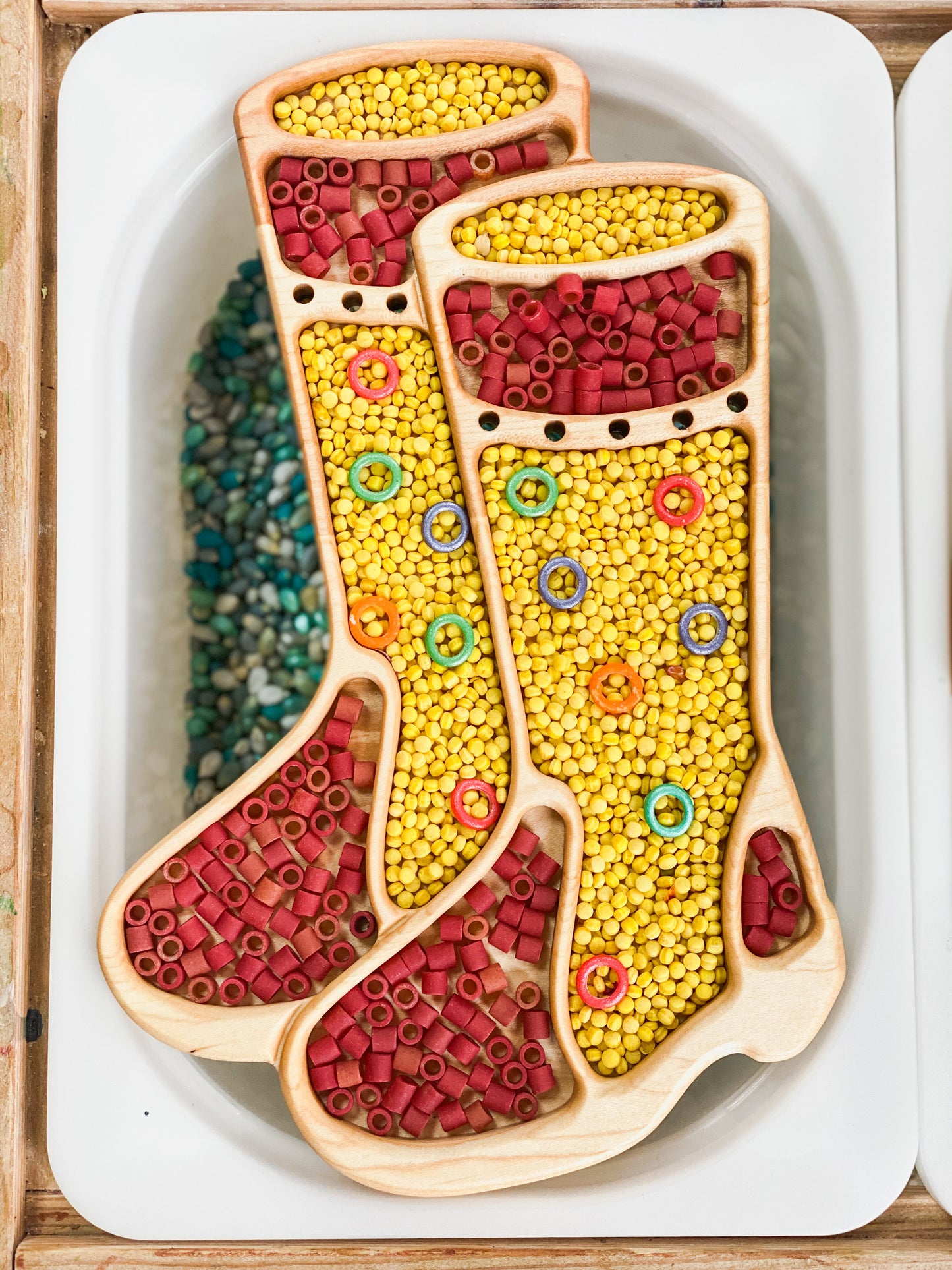 Rain-Boots Imaginative Play Tray